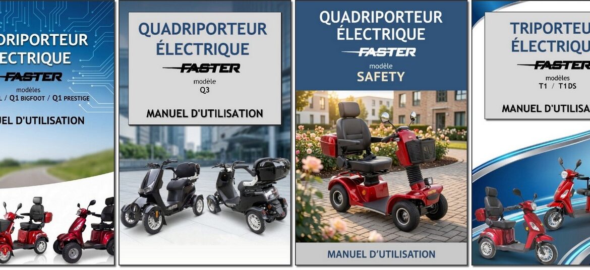 Manuels d'utilisateurs pour les véhicules de la marque Faster