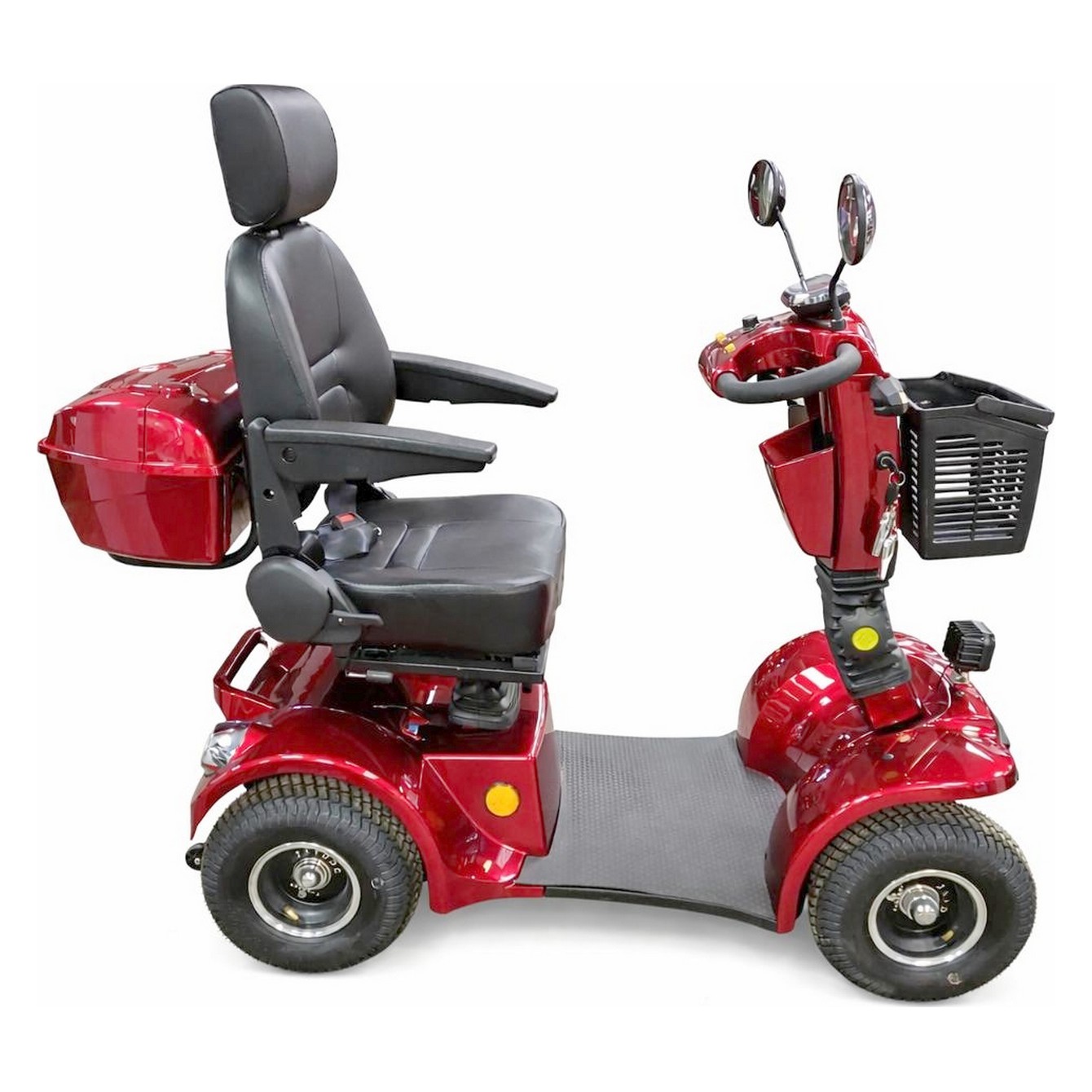 Quadriporteur électrique Faster Safety – Profil droit Quadriporteur électrique Faster Safety – Profil droit